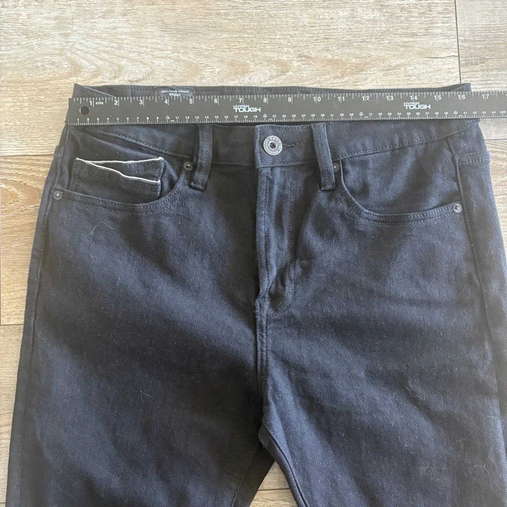 Cult of Individuality Jeans Lenny Boot 603 Mens 33x34 Black Denim Embroidery EUC